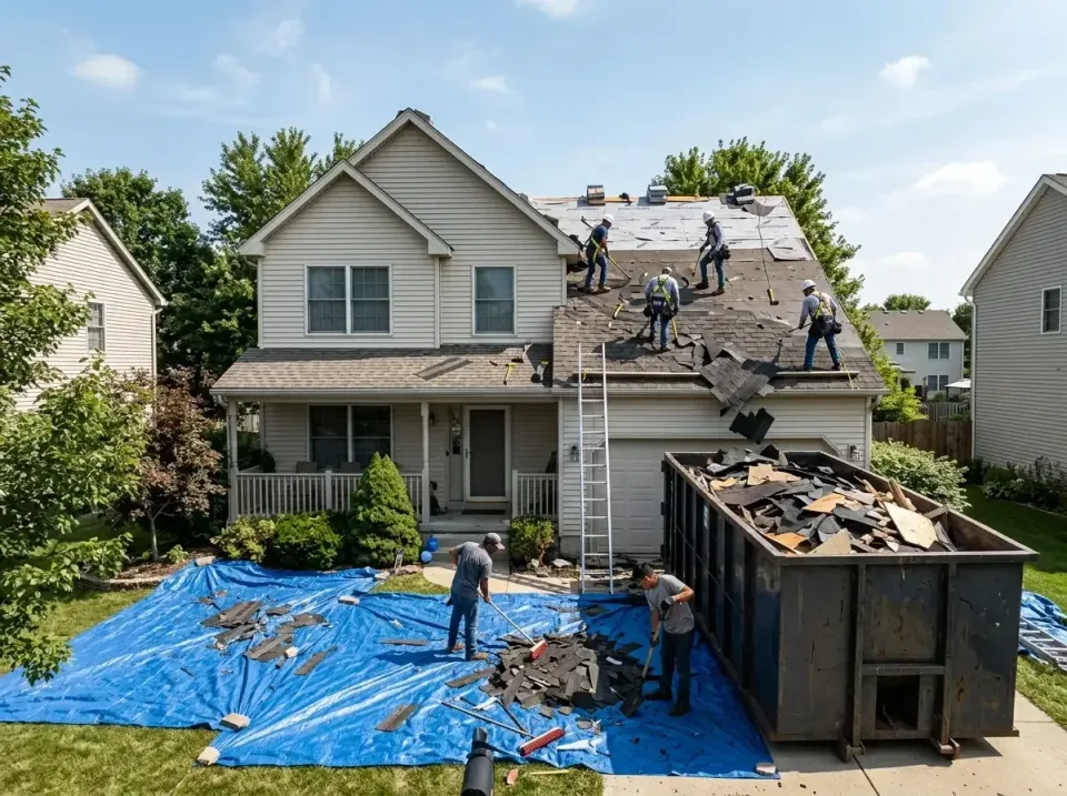 roof-replacement-debris-remova-004 — frequently asked questions, Cheapest Dumpster Rentals in Cullman, AL